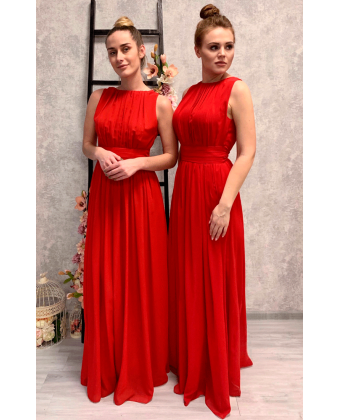 Сукня для подружки нареченої червона